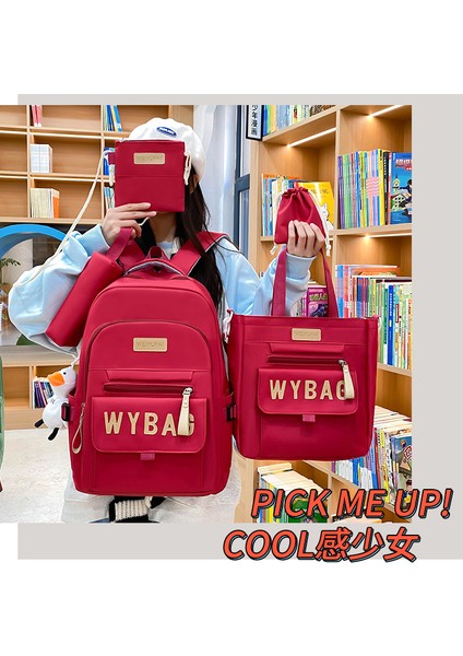 Öğrenci Okul Çantası Seti Büyük Kapasiteli Omuz Çantası (Yurt Dışından) fırsatları