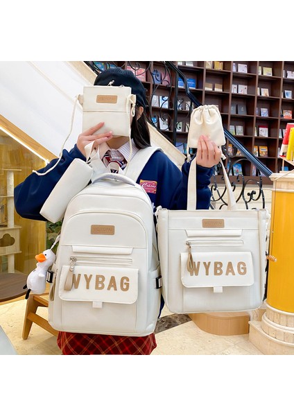 Öğrenci Okul Çantası Seti Büyük Kapasiteli Omuz Çantası (Yurt Dışından) indirimleri