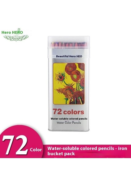 Hero 72 Renk Yağ Bazlı Profesyonel Sınıf Renkli Kalem Seti - Sanat Öğrencileri Için Boyama Doodle Renkli Kalemler (Yurt Dışından)