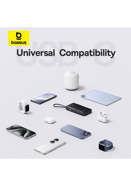 Bipow 2 Power Bank With Usb-C Cable 20000MAH 20W