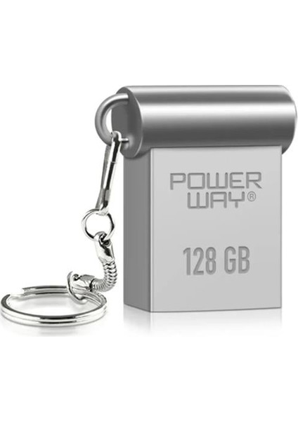 Powerway Mini 128GB Metal Mini USB 3.0 Flash Bellek Yüksek Hızlı fiyatları