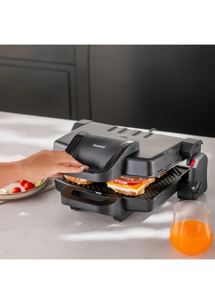 Toastbuster 1352H 4 Ekmekli Tost Makinesi Mat Siyah