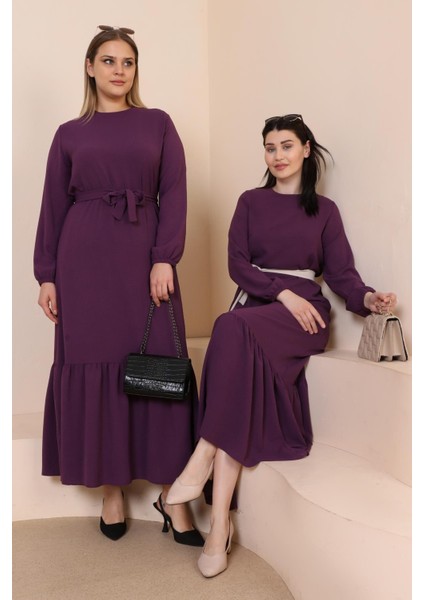 Yazlik Kadin Buyuk Beden Elbise Pileli Kadin Tesettur Elbise Ayrobin Kumas fırsatları