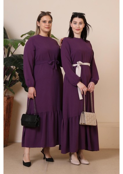 Yazlik Kadin Buyuk Beden Elbise Pileli Kadin Tesettur Elbise Ayrobin Kumas fiyatları