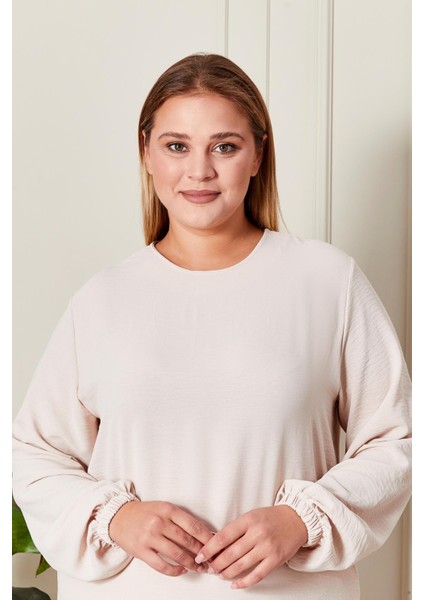 Yazlik Kadin Buyuk Beden Elbise Pileli Kadin Tesettur Elbise Ayrobin Kumas modelleri