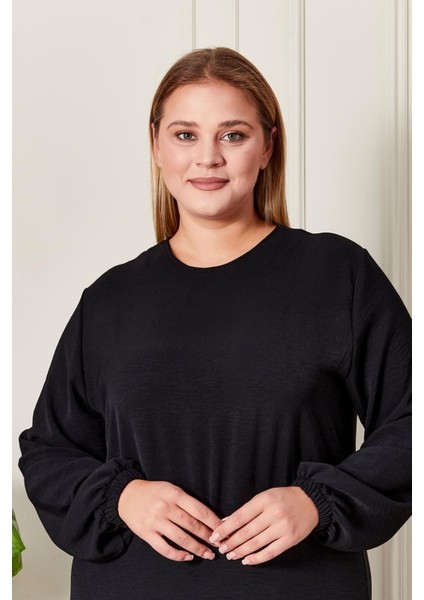 Yazlik Kadin Buyuk Beden Elbise Pileli Kadin Tesettur Elbise Ayrobin Kumas modelleri