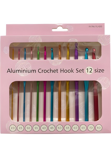 Elegant Metal Saplı Tığ Seti YL-695 fiyatları