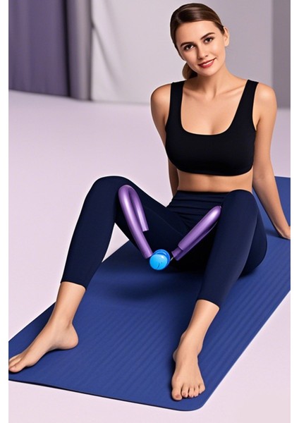 Ekonomik Pilates Seti 9 Parça Içeren Ev & Salon Tipi Plates Topu Seti 3 Lü Direnç Bandı Kelebek indirimleri