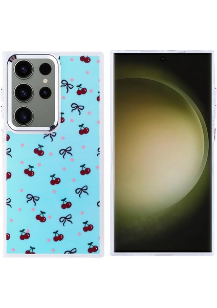 Galaxy Uyumlu S25 Ultra Kılıf Airbag Tasarımlı Zore Hadra Kapak-Kiraz