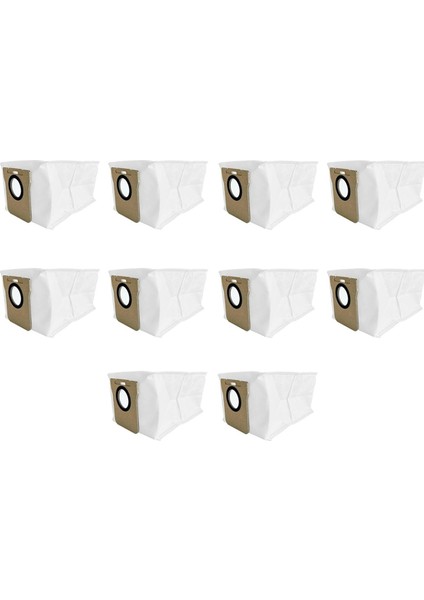 Dreame L10S Ultra / L20 Ultra / S10 Pro / S20 Pro / X10 Ultra / X20 Pro Toz Torbası Yedek Parçası Için 10 Adet (Yurt Dışından)