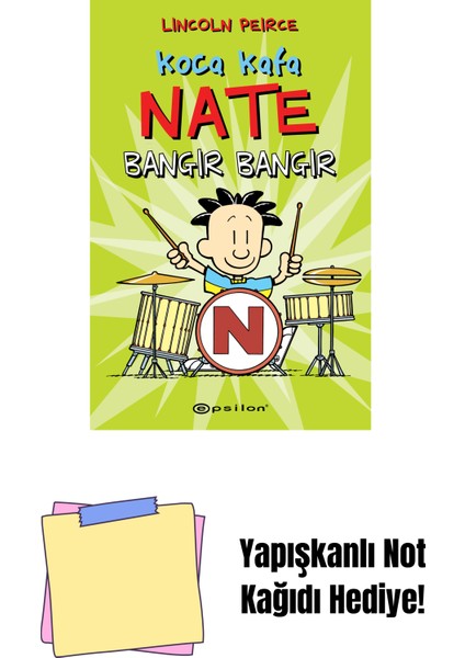 Koca Kafa Nate Bangır Bangır + Yapışkanlı Not Kağıdı
