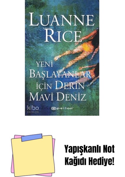 Yeni Başlayanlar Için Derin Mavi Deniz + Yapışkanlı Not Kağıdı