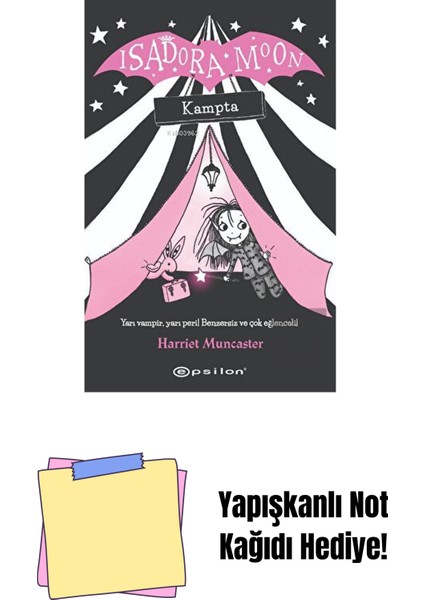 Isadora Moon 3 - Kampta + Yapışkanlı Not Kağıdı