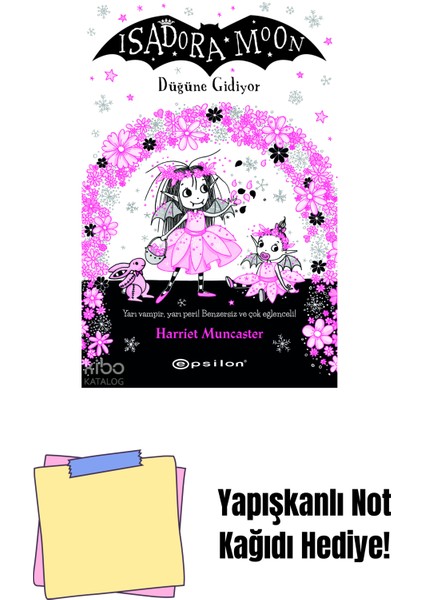 Isadora Moon Düğüne Gidiyor + Yapışkanlı Not Kağıdı