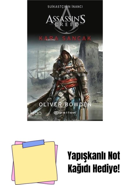 Assassin’s Creed 7 - Kara Sancak + Yapışkanlı Not Kağıdı