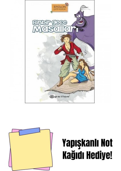 Binbir Gece Masalları (Sert Kapak) + Yapışkanlı Not Kağıdı