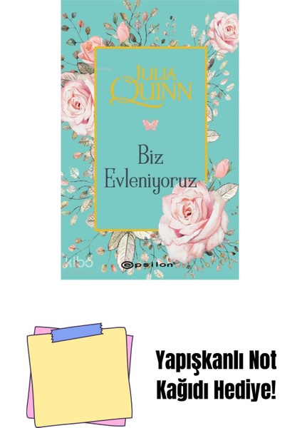 Biz Evleniyoruz + Yapışkanlı Not Kağıdı