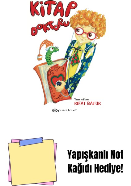 Kitap Doktoru + Yapışkanlı Not Kağıdı