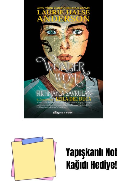 Wonder Woman - Fırtınayla Savrulan + Yapışkanlı Not Kağıdı