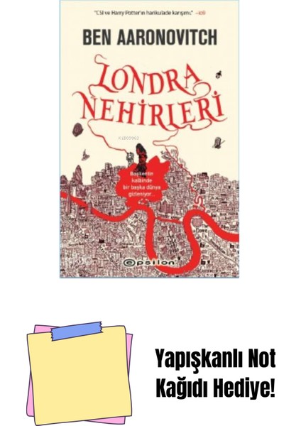 Londra Nehirleri + Yapışkanlı Not Kağıdı