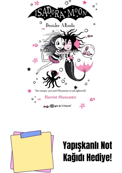 Isadora MOON16 - Denizler Altında + Yapışkanlı Not Kağıdı