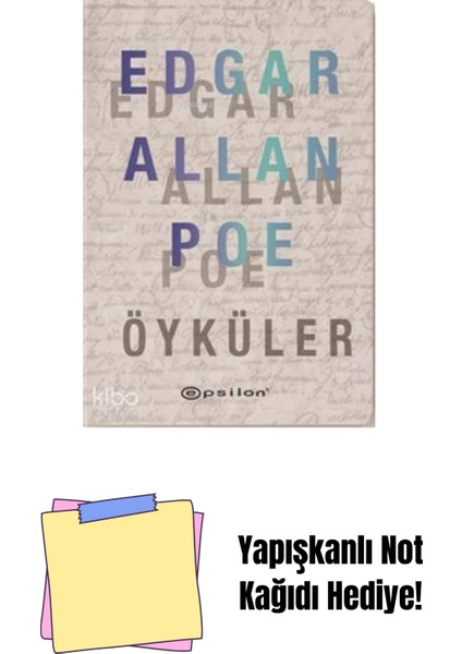 Seçme Öyküler (Edgar Allan Poe) (Sert Kapak) + Yapışkanlı Not Kağıdı