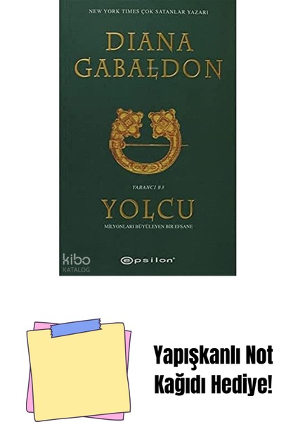 Yolcu + Yapışkanlı Not Kağıdı