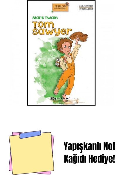 Tom Sawyer (Sert Kapak) + Yapışkanlı Not Kağıdı