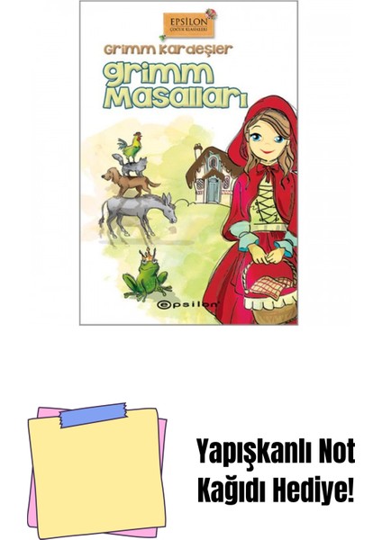 Grim Masalları (Sert Kapak) + Yapışkanlı Not Kağıdı