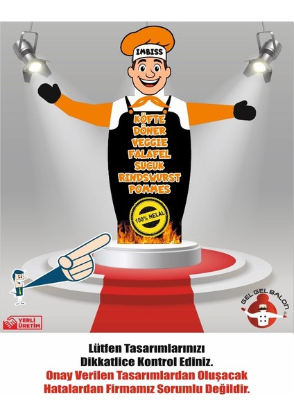 ÖZEL TASARIM VE BASKILAR İLE 3 METRE BOYUNDA MDF ALT TABLA PARAŞÜT KUMAŞ LED IŞIKLI REKLAM BALONU fiyatları