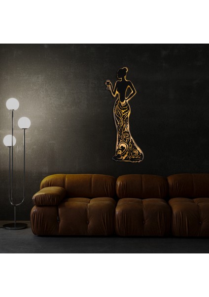 LED Işıklı Kadın Temalı Tablo Bloom Dekoratif Gece Lambası modelleri