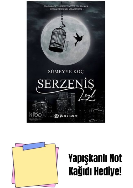 Serzeniş Leyl (Sert Kapak) + Yapışkanlı Not Kağıdı