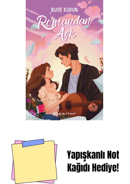 Romandan Aşk + Yapışkanlı Not Kağıdı