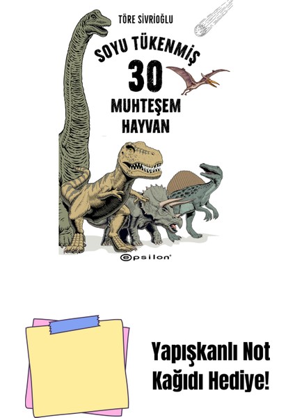 Soyu Tükenen Otuz Muhteşem Hayvan + Yapışkanlı Not Kağıdı