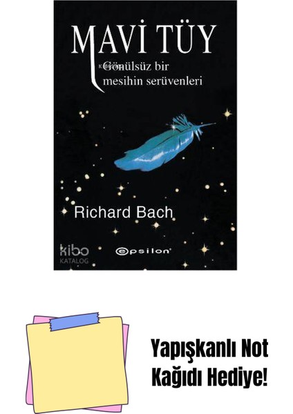 Mavi Tüy + Yapışkanlı Not Kağıdı