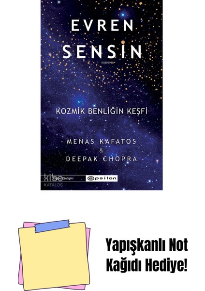 Evren Sensin: Kozmik Benliğin Keşfi + Yapışkanlı Not Kağıdı