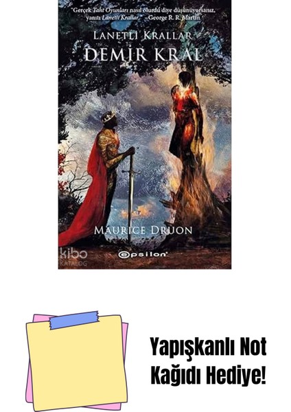 Lanetli Krallar - Demir Kral + Yapışkanlı Not Kağıdı