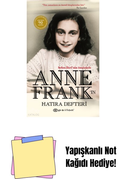 Anne Frank’ın Hatıra Defteri + Yapışkanlı Not Kağıdı