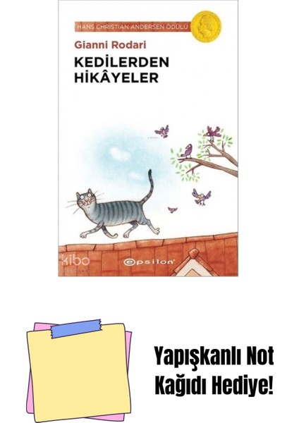 Kedilerden Hikayeler + Yapışkanlı Not Kağıdı