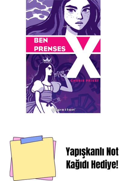 Ben Prenses x + Yapışkanlı Not Kağıdı