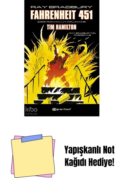 Fahrenheit 451 + Yapışkanlı Not Kağıdı