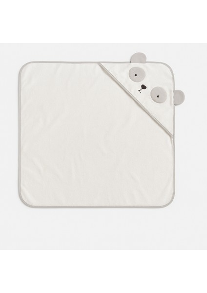 Cute Rabbit Şapkalı Bebek Havlusu 75×80 cm %100 Pamuk