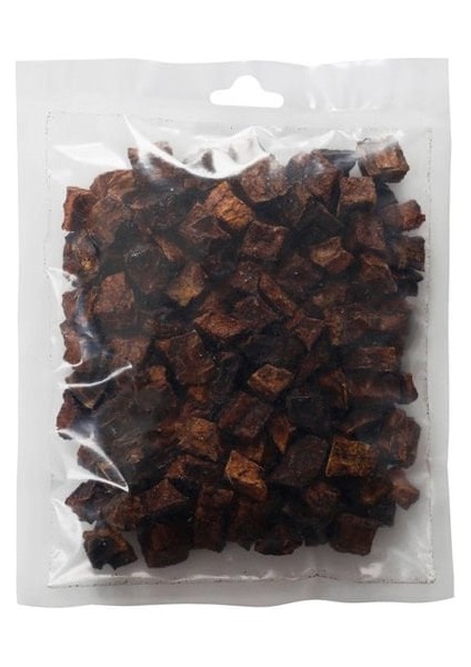 Kurutulmuş Küp Şeklinde Dana Akciğer Köpek Ödül Maması 1 cm 100 gr fiyatları