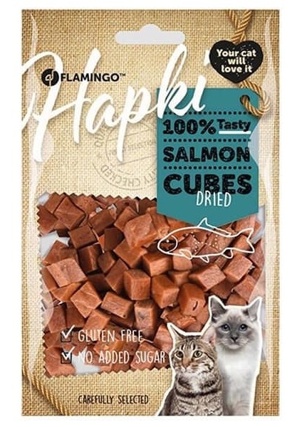 Hapki Somon Balıklı Küp Kedi Ödülü 85gr