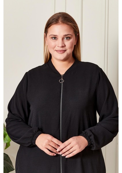 Kadin Buyuk Beden Tesettur Mevsimlik Giy Çık Kap modelleri