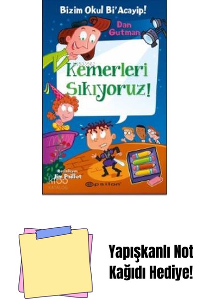 Bizim Okul Bi Acayip 15 - Kemerleri Sıkıyoruz + Yapışkanlı Not Kağıdı