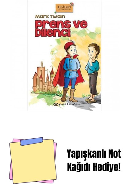 Prens ve Dilenci (Sert Kapak) + Yapışkanlı Not Kağıdı