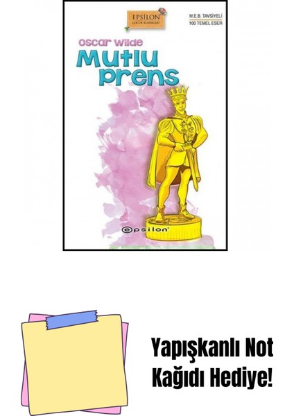 Mutlu Prens (Sert Kapak) + Yapışkanlı Not Kağıdı
