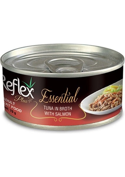 Plus Ton Balık ve Somonlu Yetişkin Konserve Kedi Maması 70