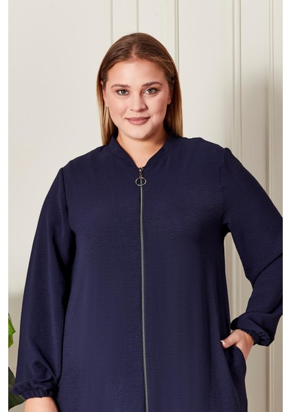 Kadin Buyuk Beden Tesettur Mevsimlik Giy Çık Kap modelleri